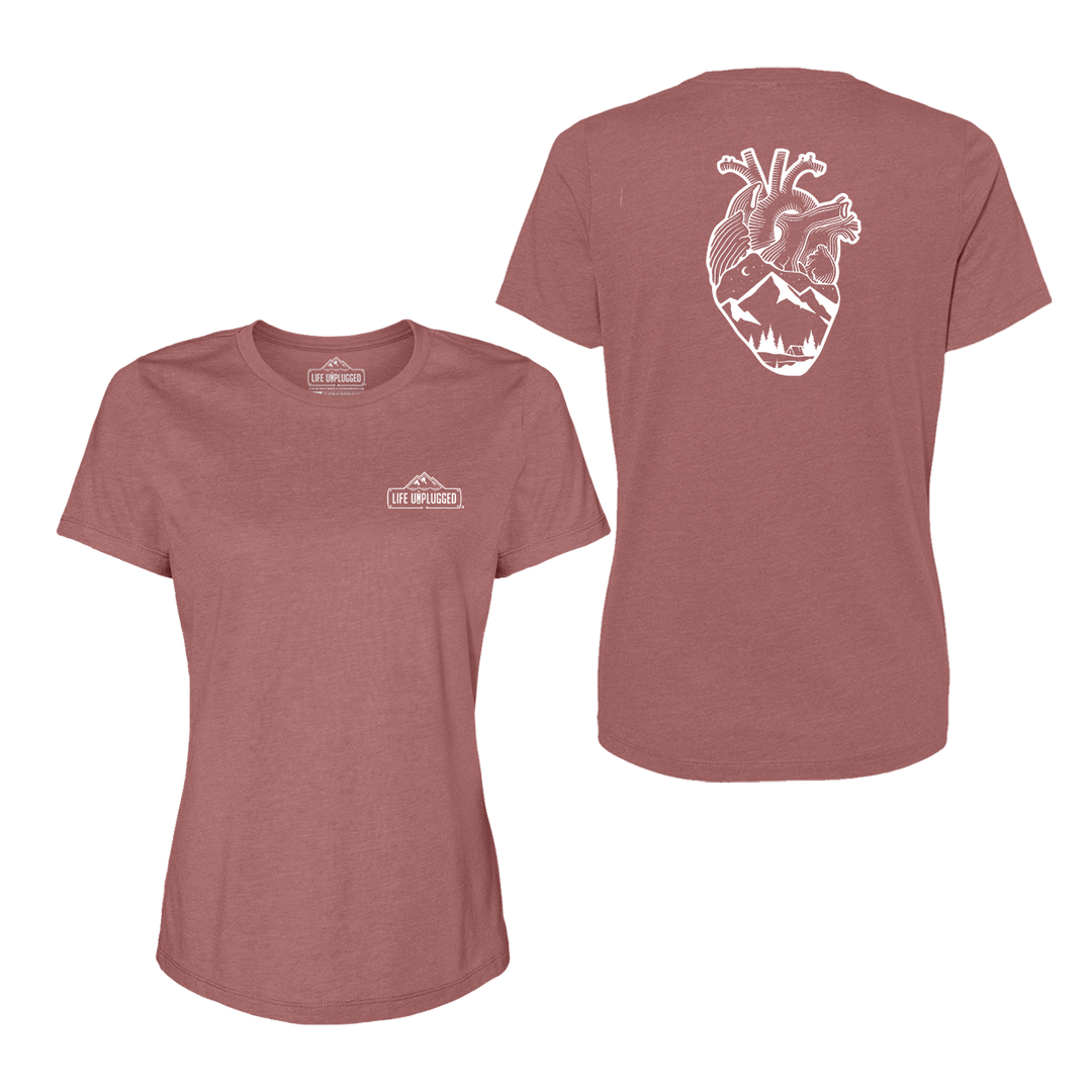 Anatomical Heart (Full Chest) Women's T-Shirt