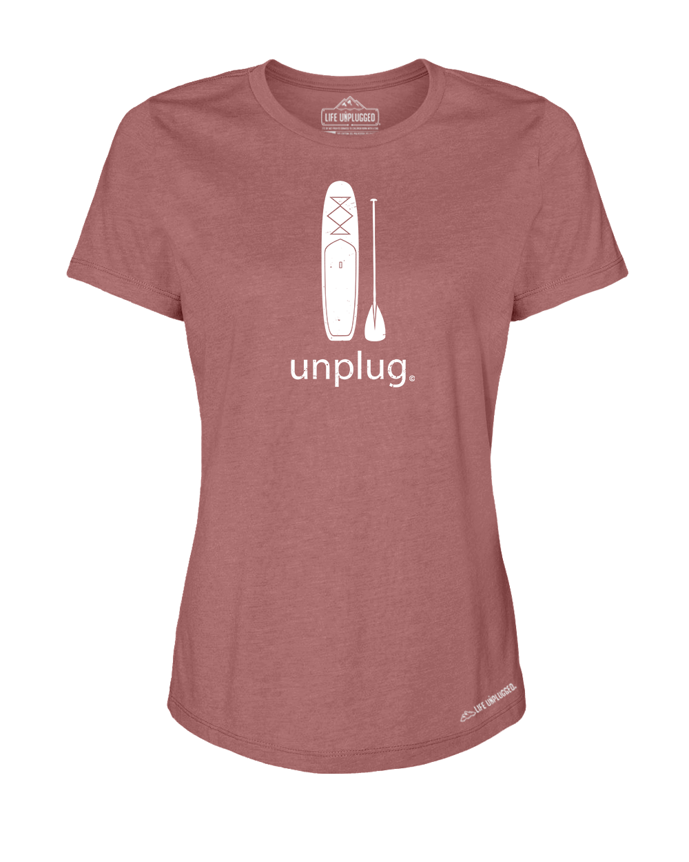 Stand Up Paddle Board Premium Women's Relaxed Fit Polyblend T-Shirt