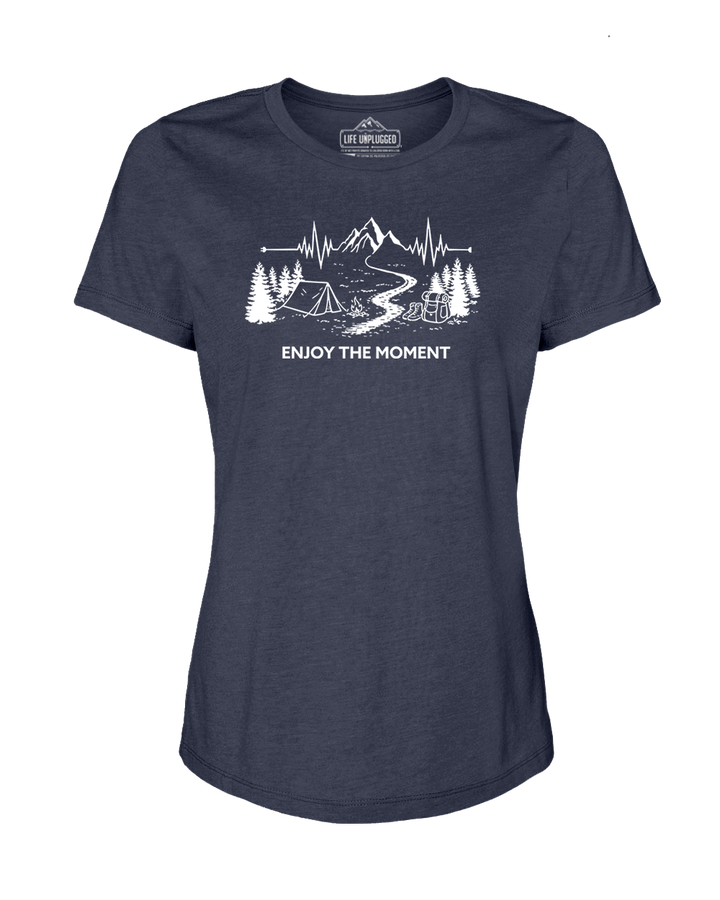 ENJOY THE MOMENT (MOUNTAIN SCENE) Women's T-Shirt