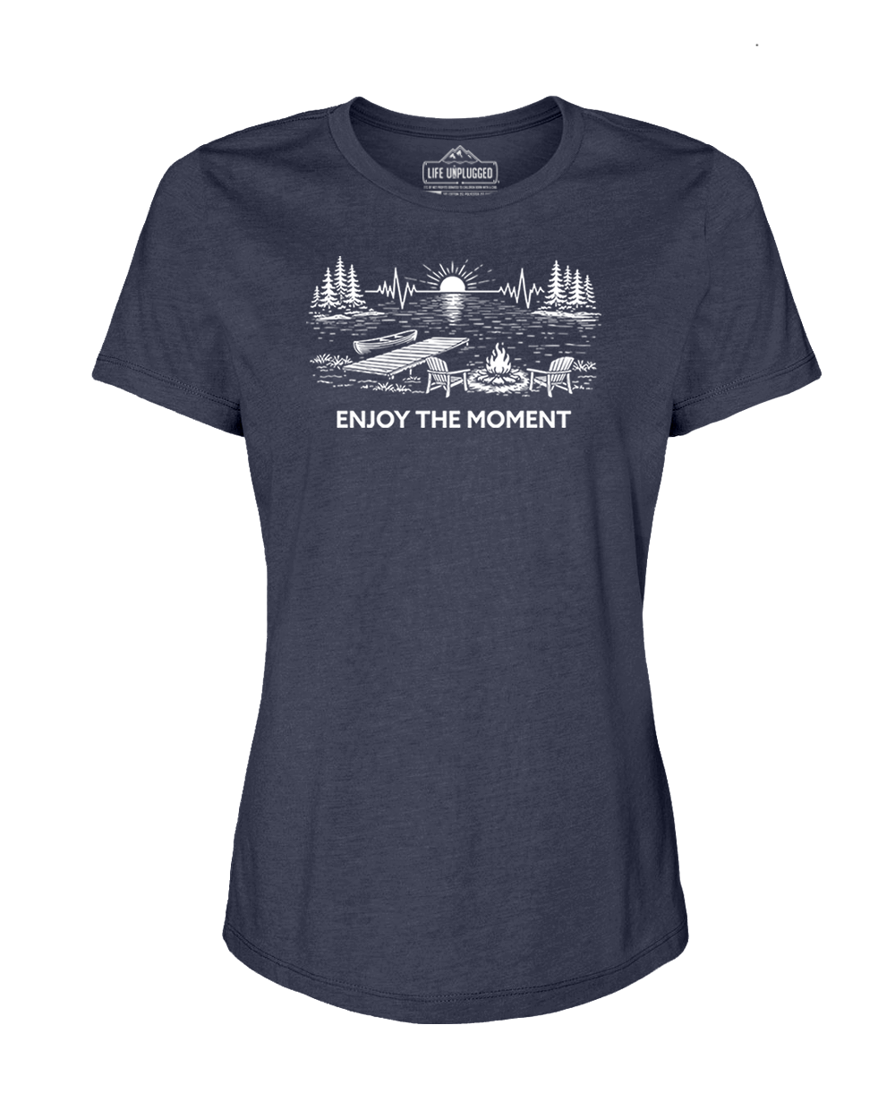 ENJOY THE MOMENT (LAKE SCENE) Women's T-Shirt