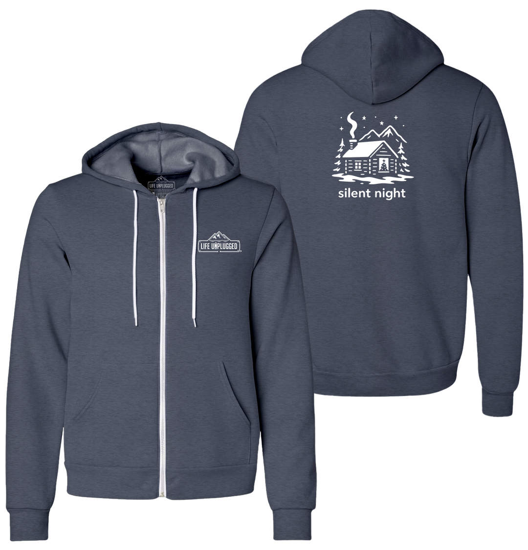 SILENT NIGHT Supersoft Midweight Zip Up Hoodie