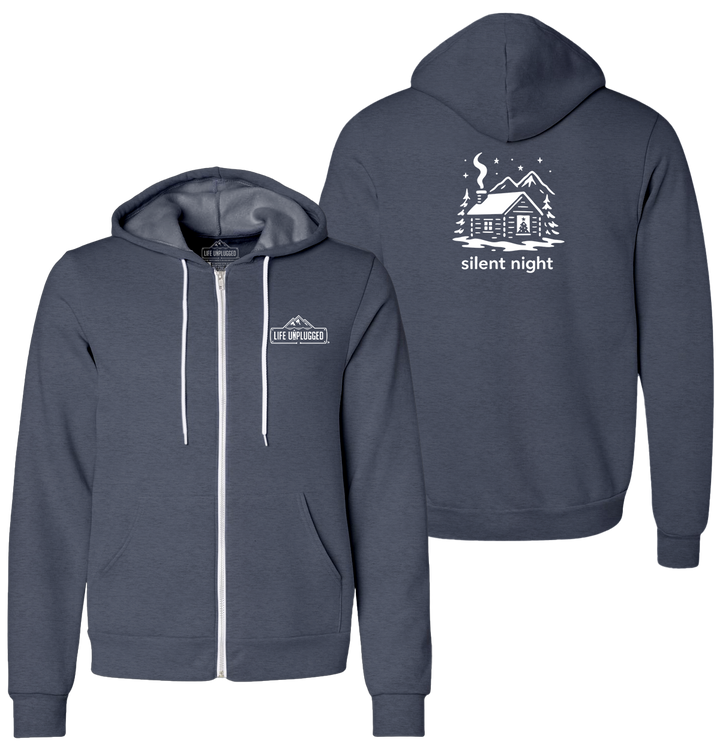 SILENT NIGHT Supersoft Midweight Zip Up Hoodie