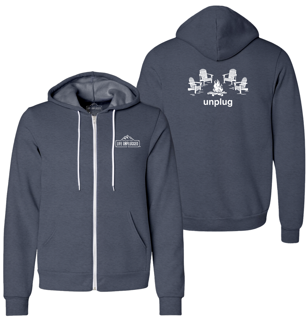 CAMPFIRE CHAIRS Supersoft Midweight Zip Up Hoodie