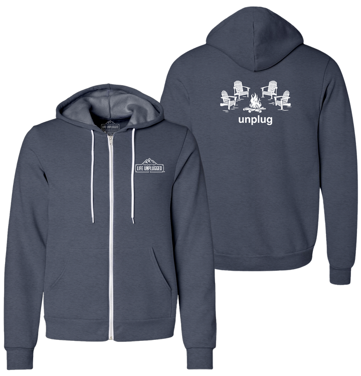 CAMPFIRE CHAIRS Supersoft Midweight Zip Up Hoodie