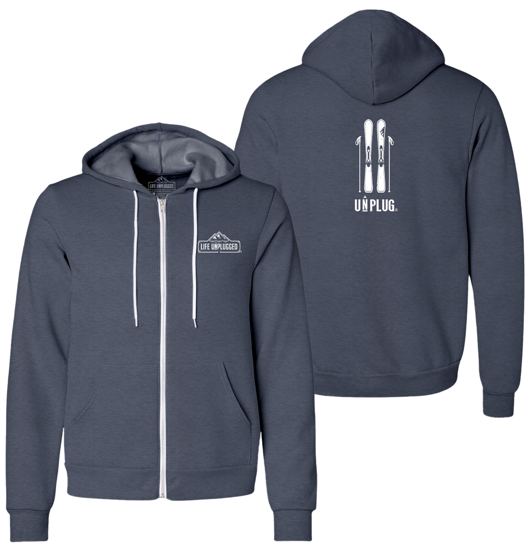 SKIING Supersoft Midweight Zip Up Hoodie