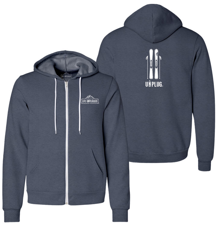 SKIING Supersoft Midweight Zip Up Hoodie