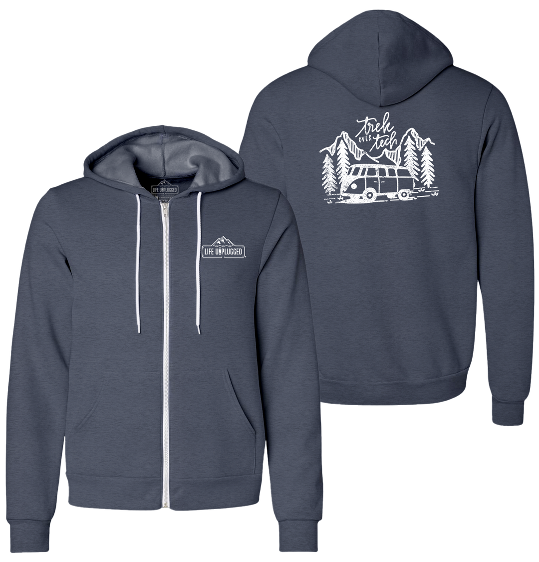 TREK OVER TECH Supersoft Midweight Zip Up Hoodie