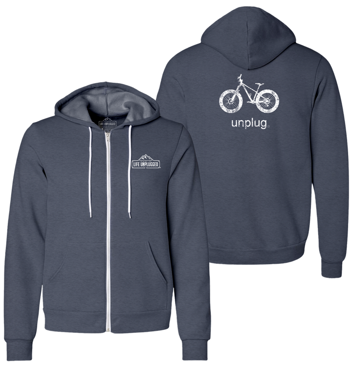 FAT TIRE BIKE Supersoft Midweight Zip Up Hoodie