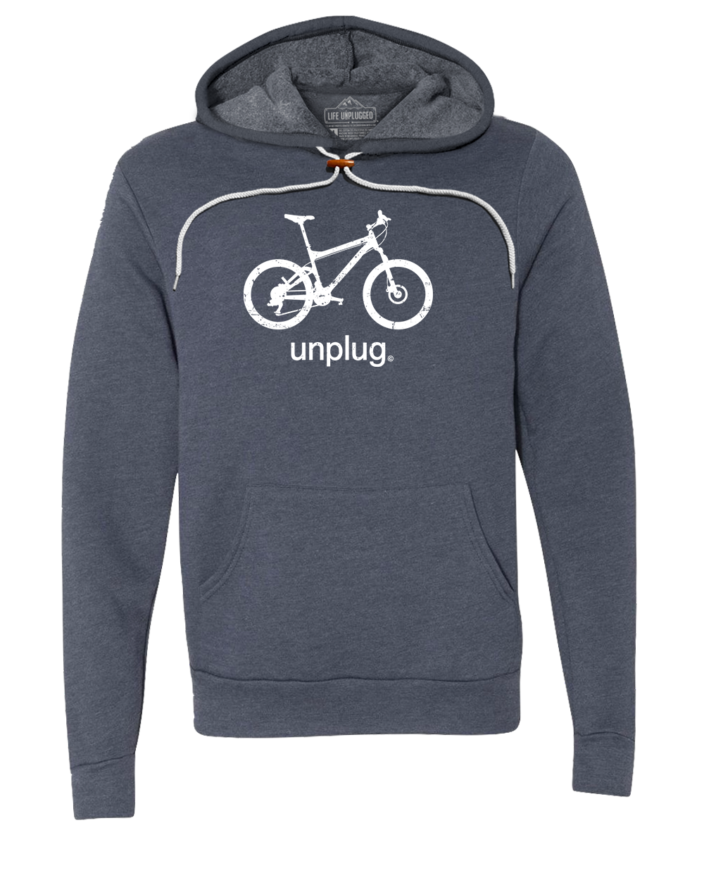 Mountain Bike Premium Super Soft Hooded Sweatshirt Life Unplugged