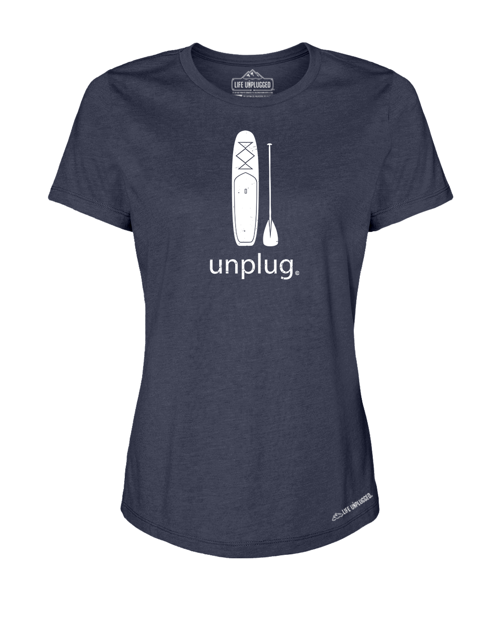 Stand Up Paddle Board Premium Women's Relaxed Fit Polyblend T-Shirt
