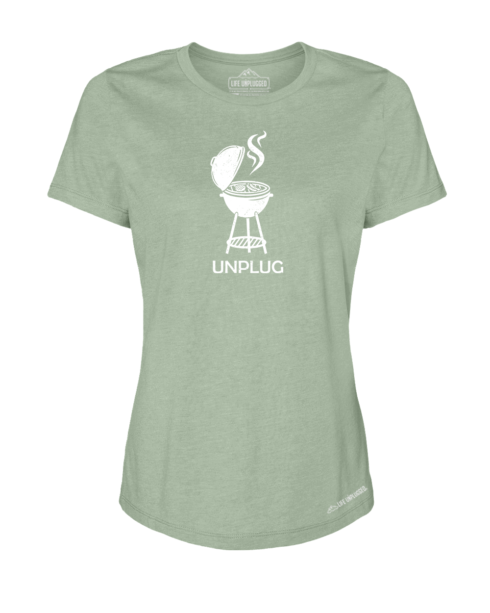 Grilling Premium Women's Relaxed Fit Polyblend T-Shirt - Life Unplugged