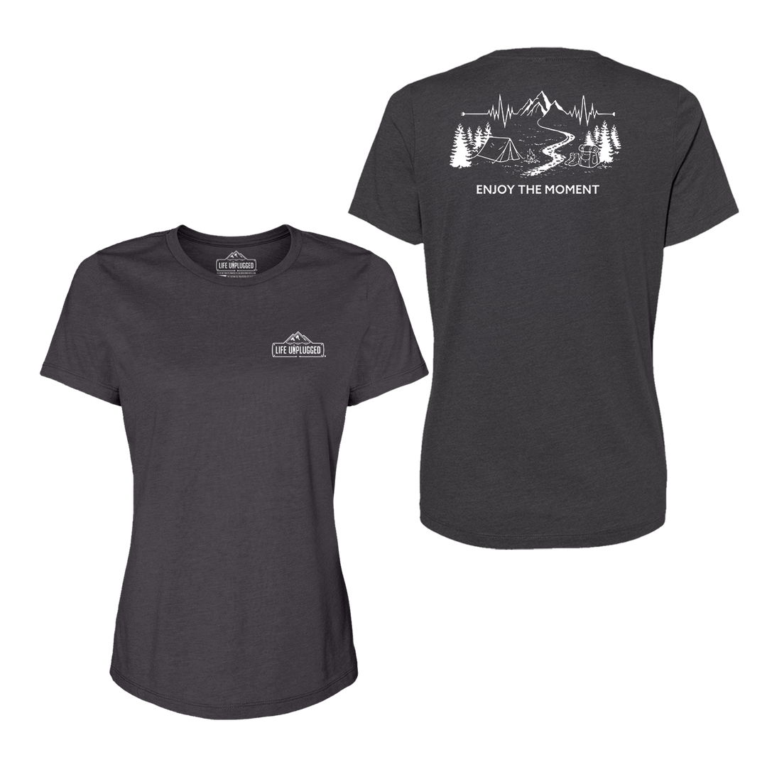 ENJOY THE MOMENT (MOUNTAIN SCENE) Women's T-Shirt