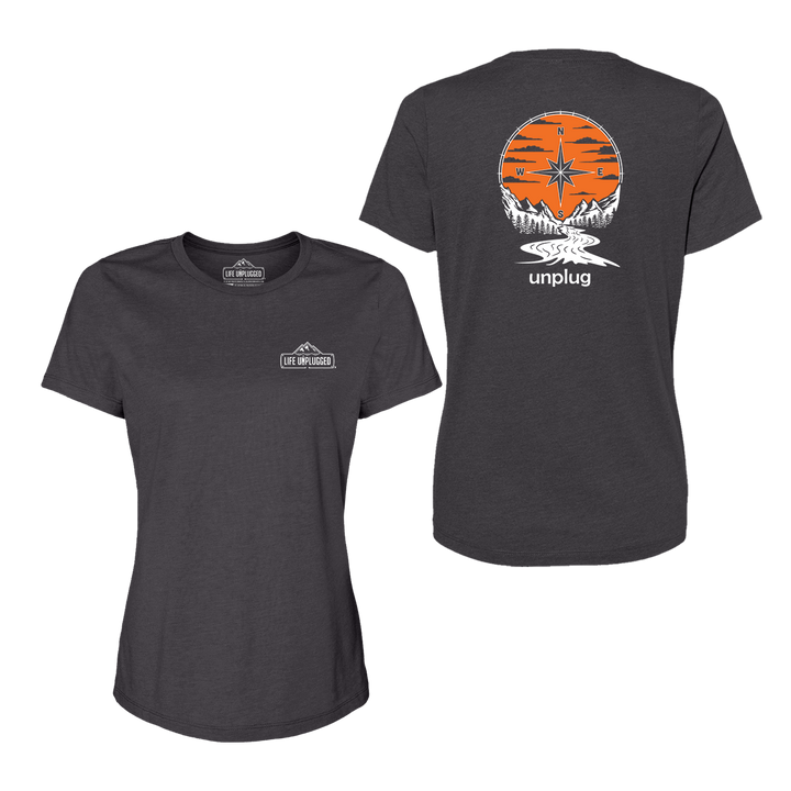 Compass Sunset Women's T-Shirt