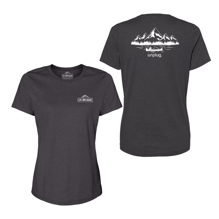 Canoeing in the Mountains Women's T-Shirt