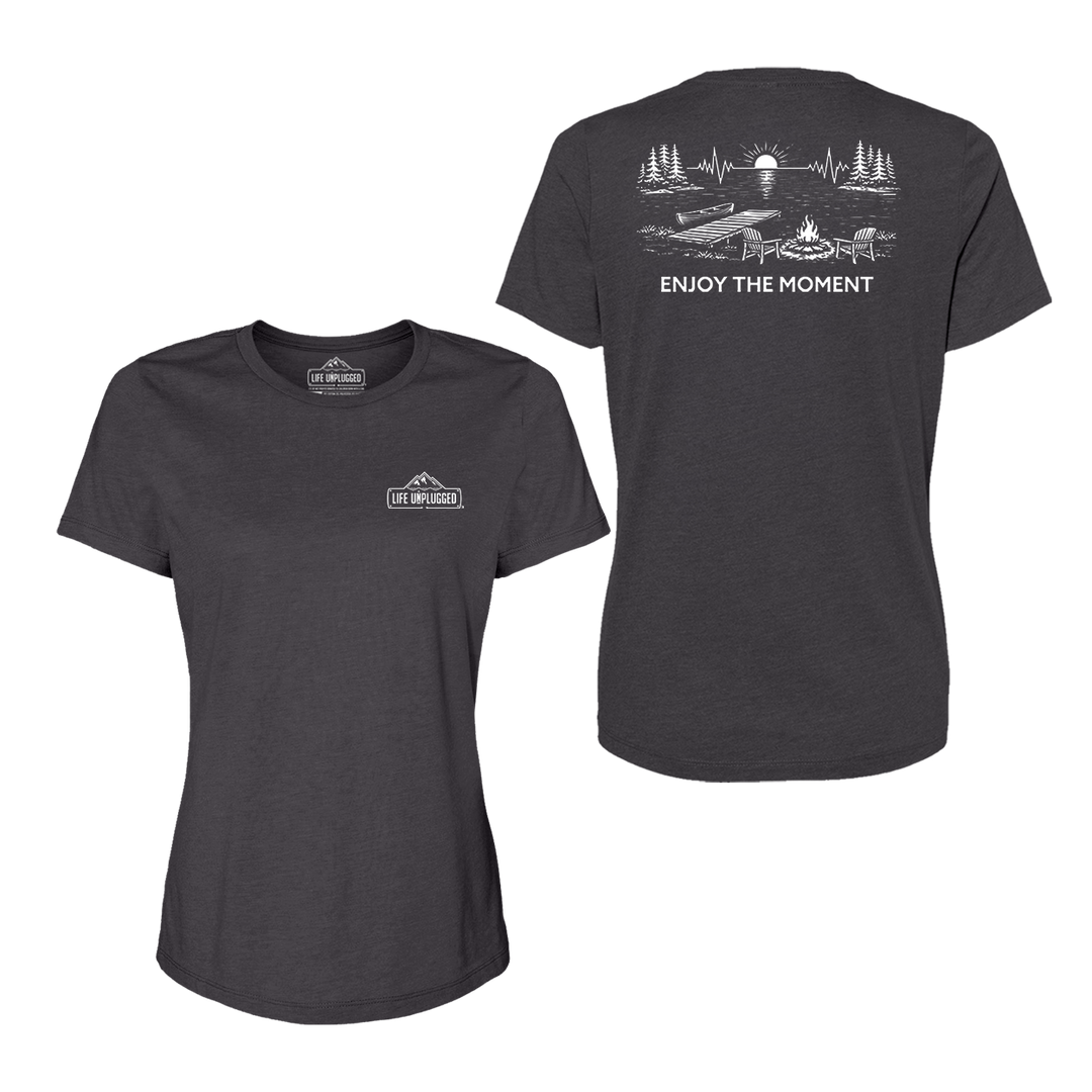 ENJOY THE MOMENT (LAKE SCENE) Women's T-Shirt