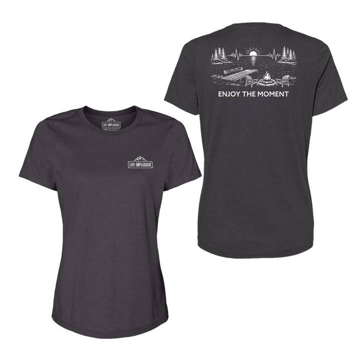 ENJOY THE MOMENT (LAKE SCENE) Women's T-Shirt