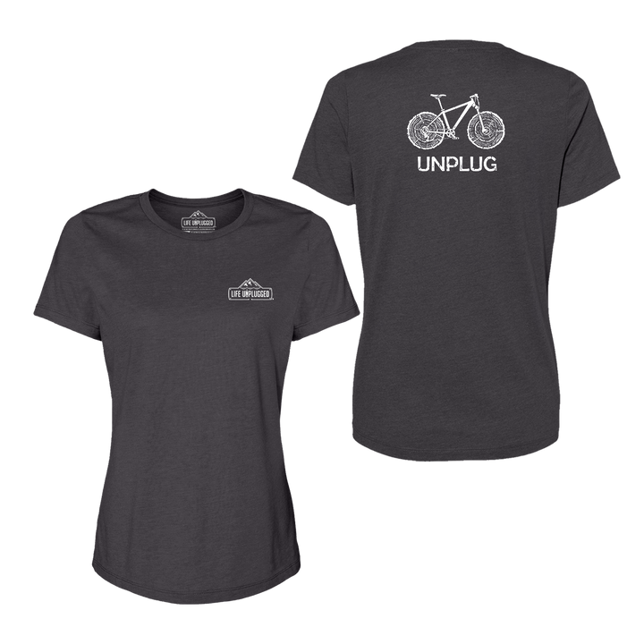 MOUNTAIN BIKE TREE STUMPS Women's T-Shirt