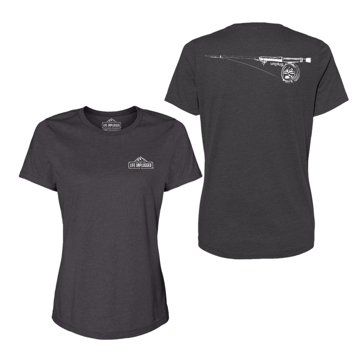 Fly Fishing Mountain Scene Women's T-Shirt