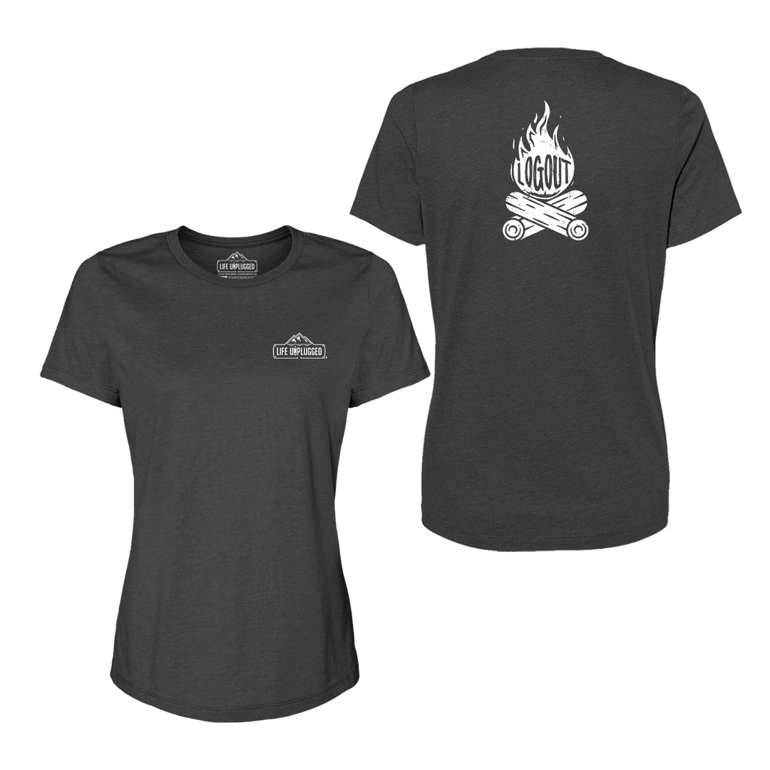 Log Out Campfire Women's T-Shirt