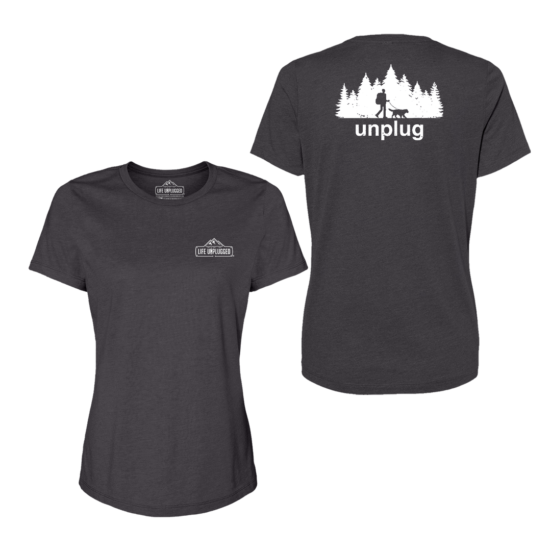 Dog Walks in the Woods Women's T-Shirt
