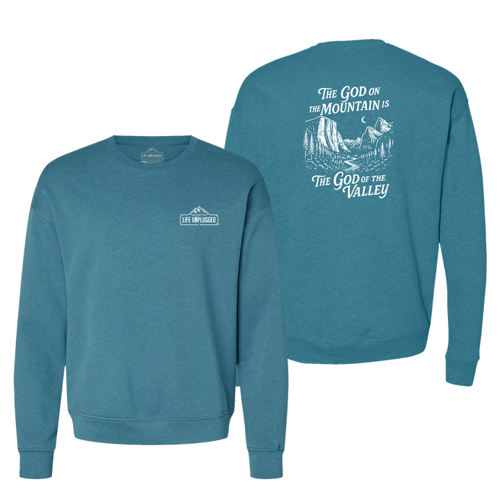 God On The Mountain Midweight Super Soft Crewneck