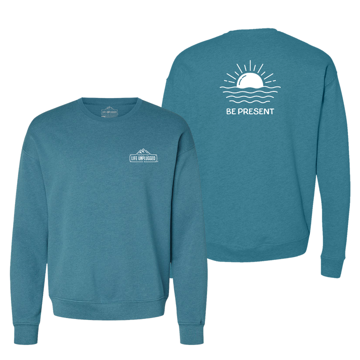 Ocean Sunset Midweight Super Soft Crewneck Sweatshirt
