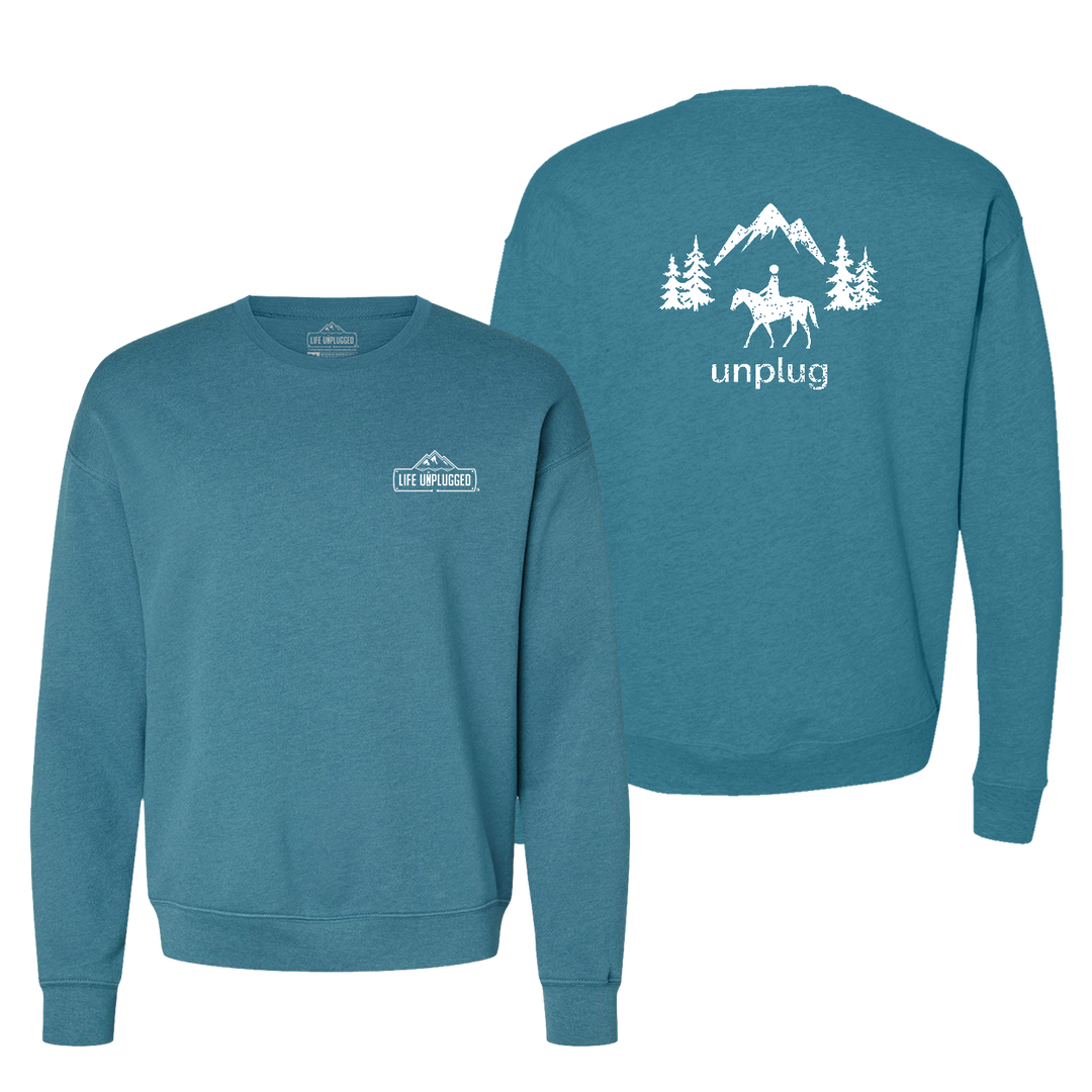 Horseback Riding Midweight Super Soft Crewneck Sweatshirt