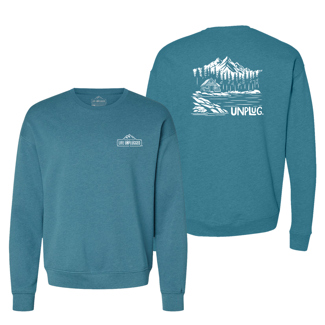 Cabin In The Woods Midweight Super Soft Crewneck Sweatshirt