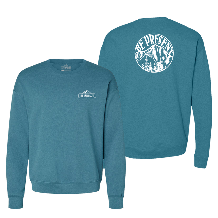 Be Present Mountain Midweight Super Soft Crewneck Sweatshirt