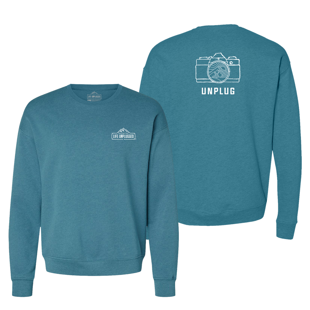 Camera Mountain Lens Midweight Super Soft Crewneck Sweatshirt