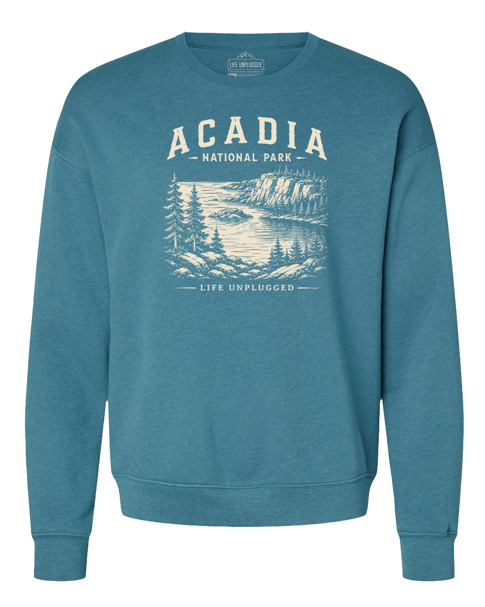 ACADIA NATIONAL PARK Midweight Super Soft Crewneck