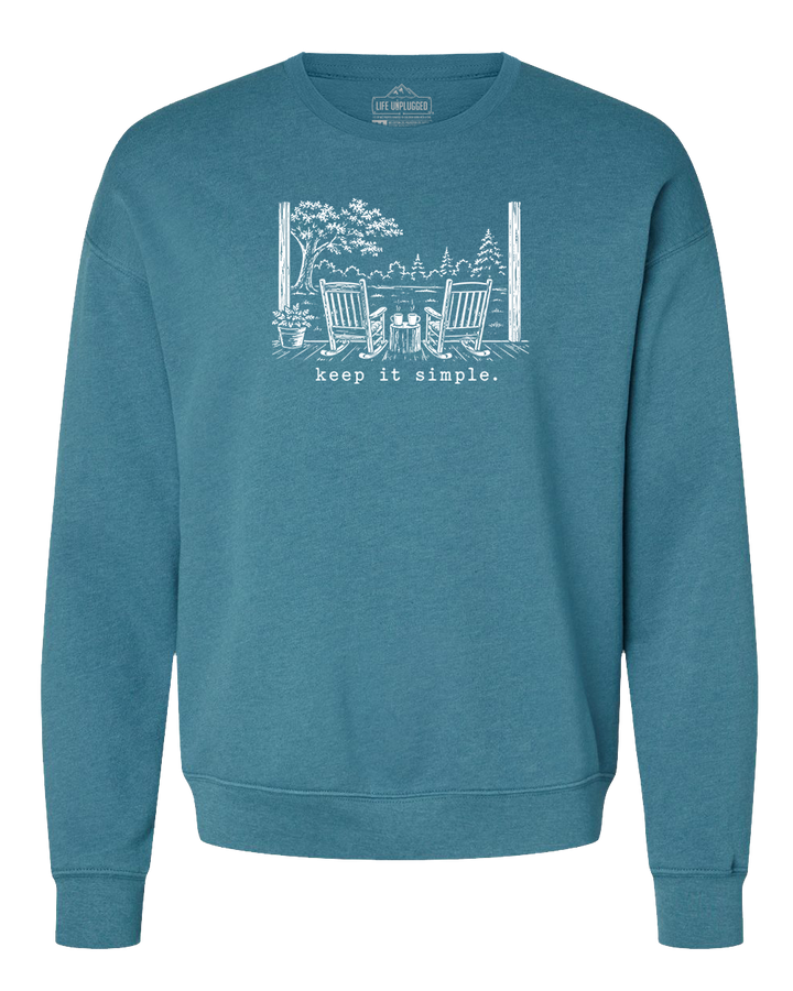KEEP IT SIMPLE. Midweight Super Soft Crewneck