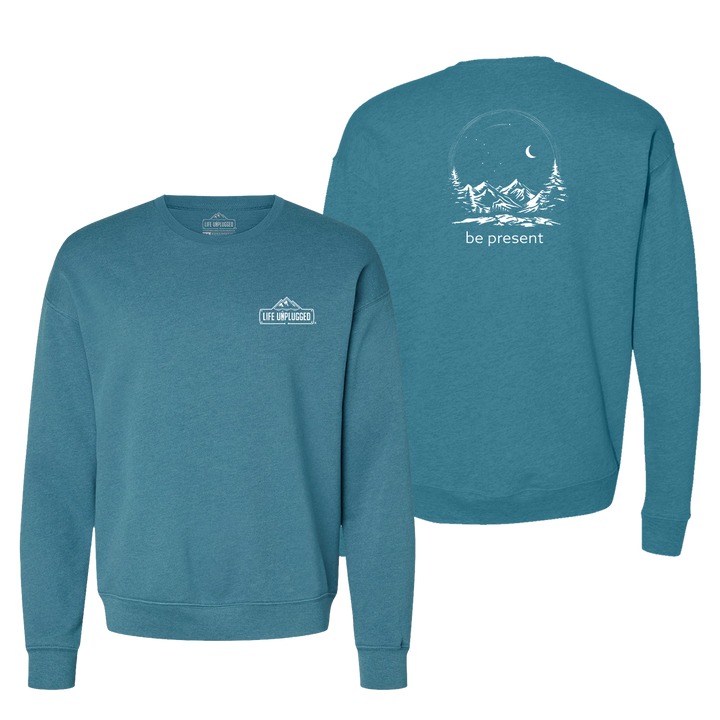 Starry Night Sky Midweight Super Soft Crewneck Sweatshirt