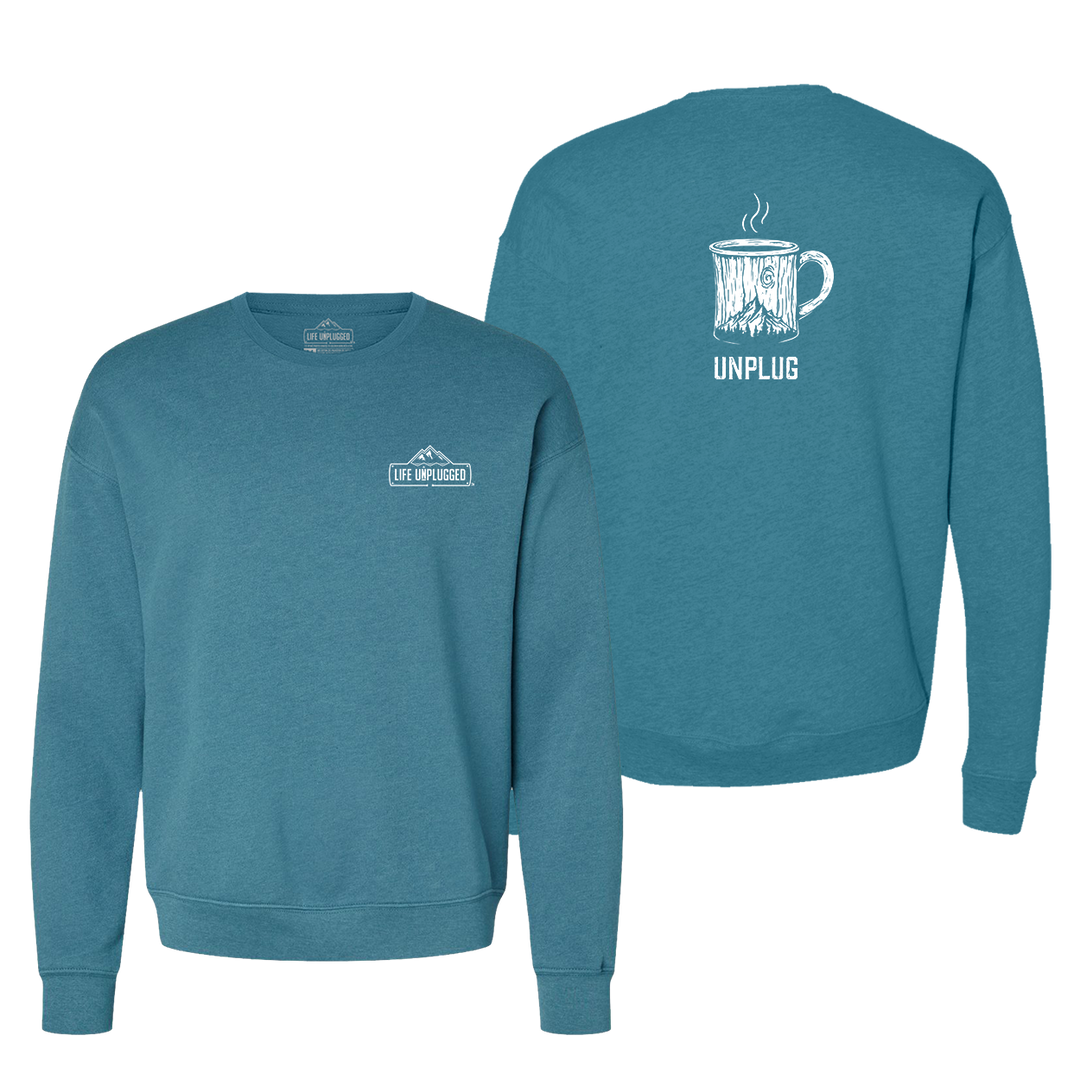 WOODEN COFFEE MUG Midweight Super Soft Crewneck Sweatshirt