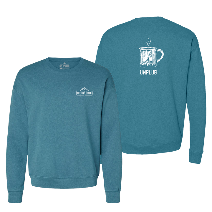 WOODEN COFFEE MUG Midweight Super Soft Crewneck Sweatshirt