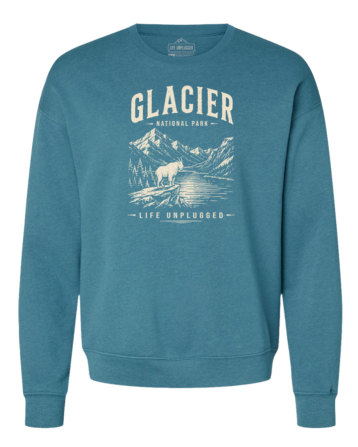 GLACIER NATIONAL PARK Midweight Super Soft Crewneck