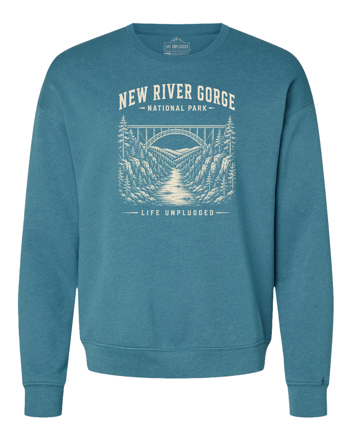 NEW RIVER GORGE NATIONAL PARK Midweight Super Soft Crewneck