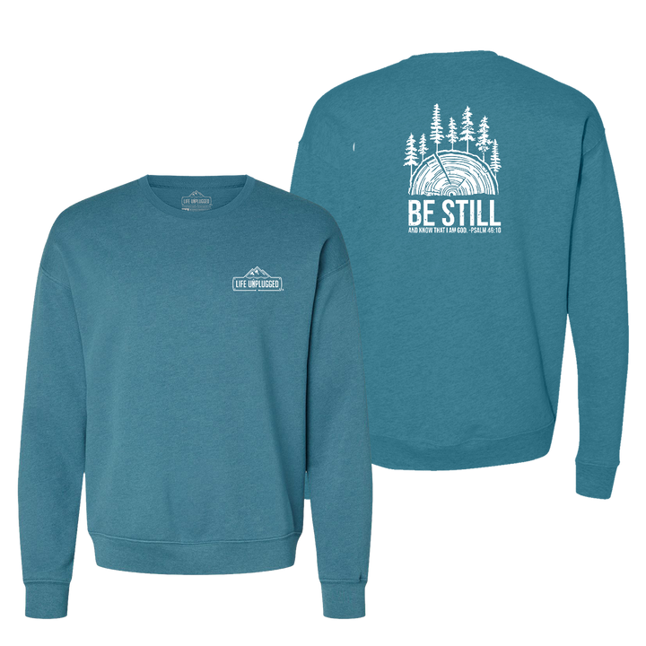BE STILL IN THE WOODS Midweight Super Soft Crewneck