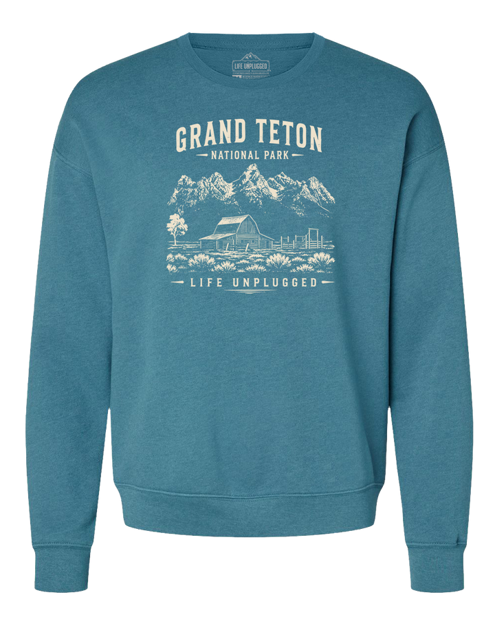 GRAND TETON NATIONAL PARK Midweight Super Soft Crewneck