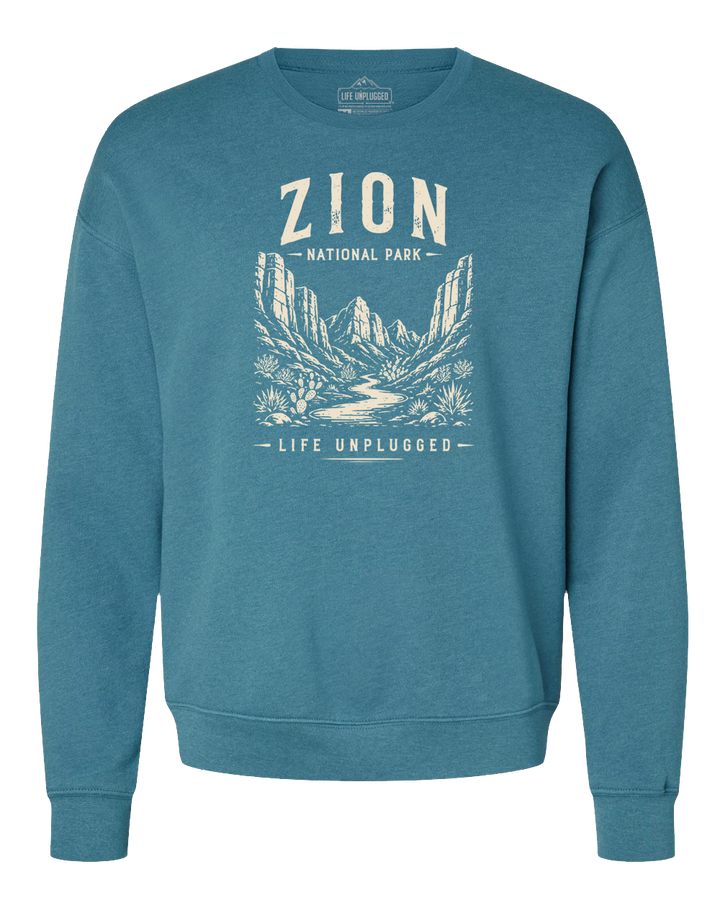 ZION NATIONAL PARK Midweight Super Soft Crewneck