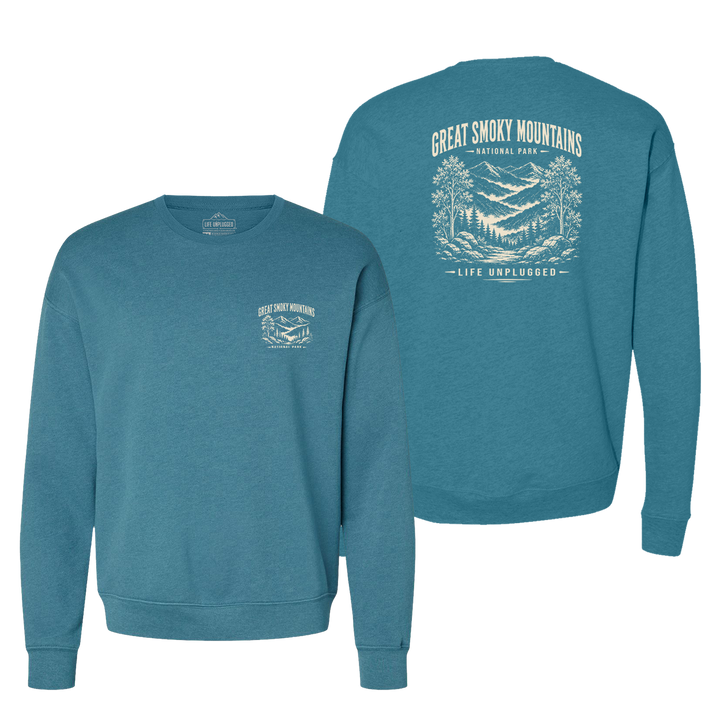 GREAT SMOKY MOUNTAINS NATIONAL PARK Midweight Super Soft Crewneck