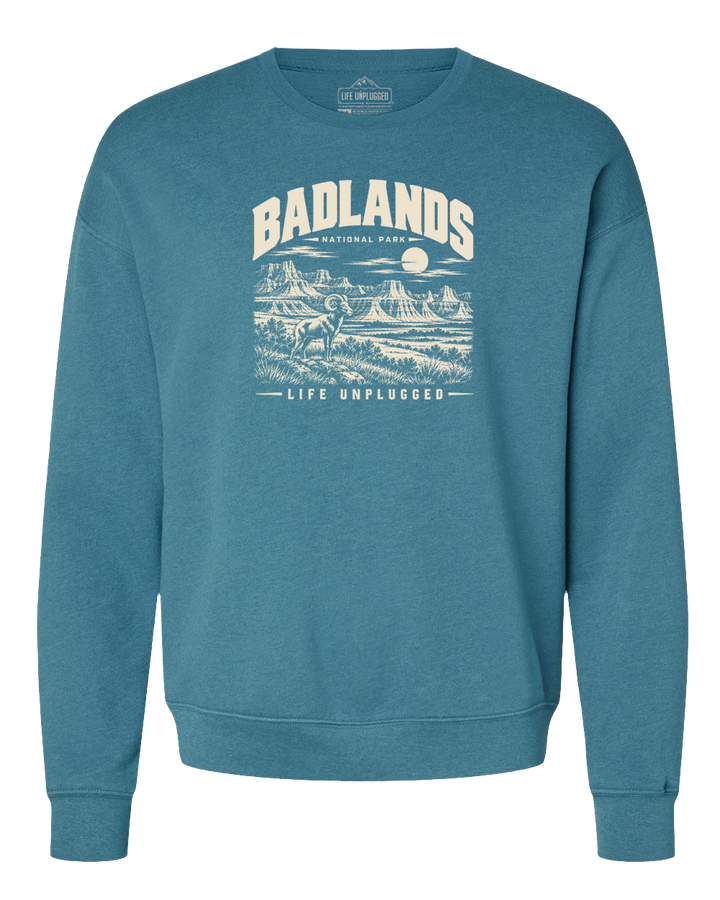 BADLANDS NATIONAL PARK Midweight Super Soft Crewneck