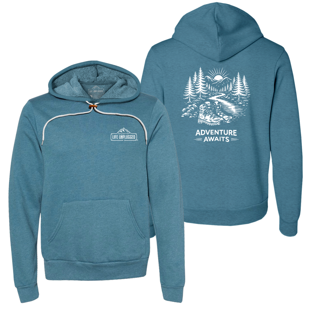 ADVENTURE AWAITS Super Soft Hoodie
