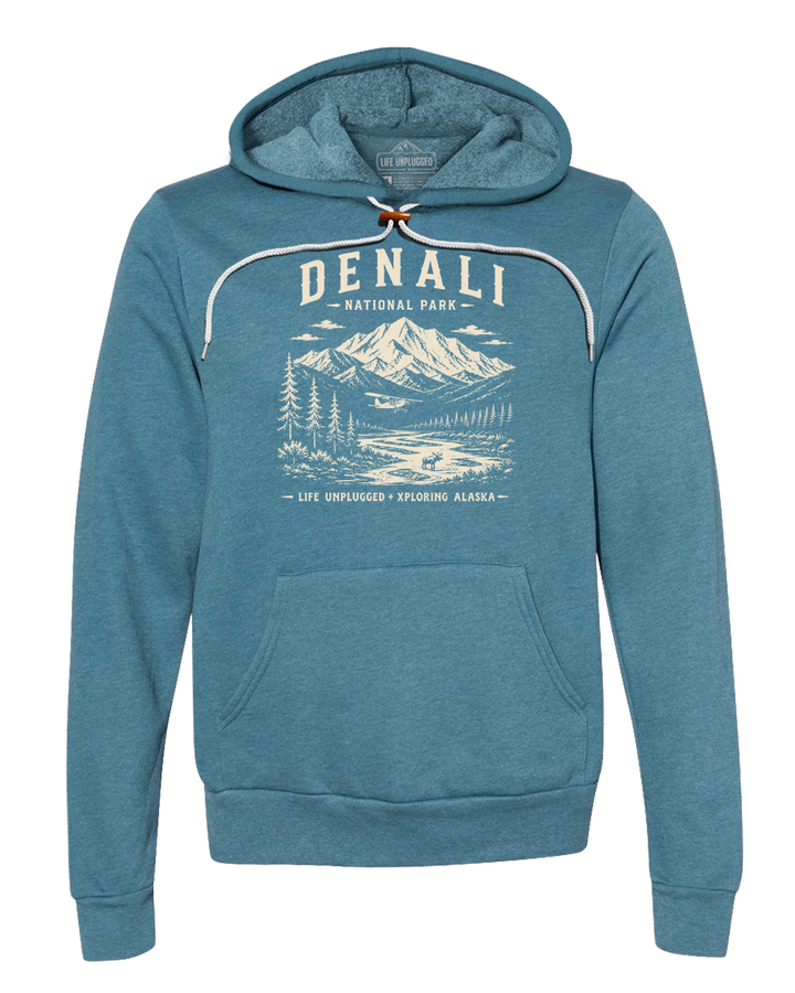 DENALI NATIONAL PARK XPLORING ALASKA Collaboration Super Soft Hoodie