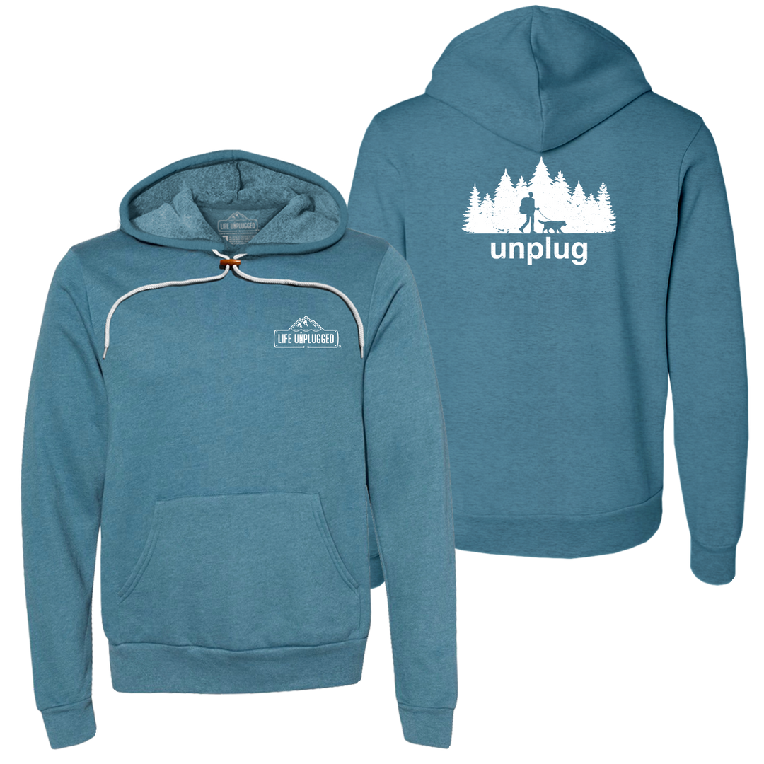 Dog Walks In The Woods Super Soft Hoodie