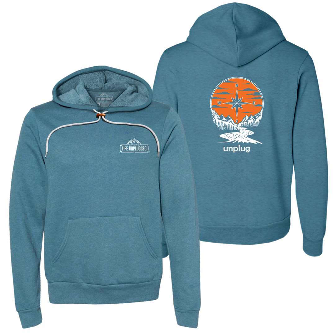 Compass Sunset Super Soft Hoodie
