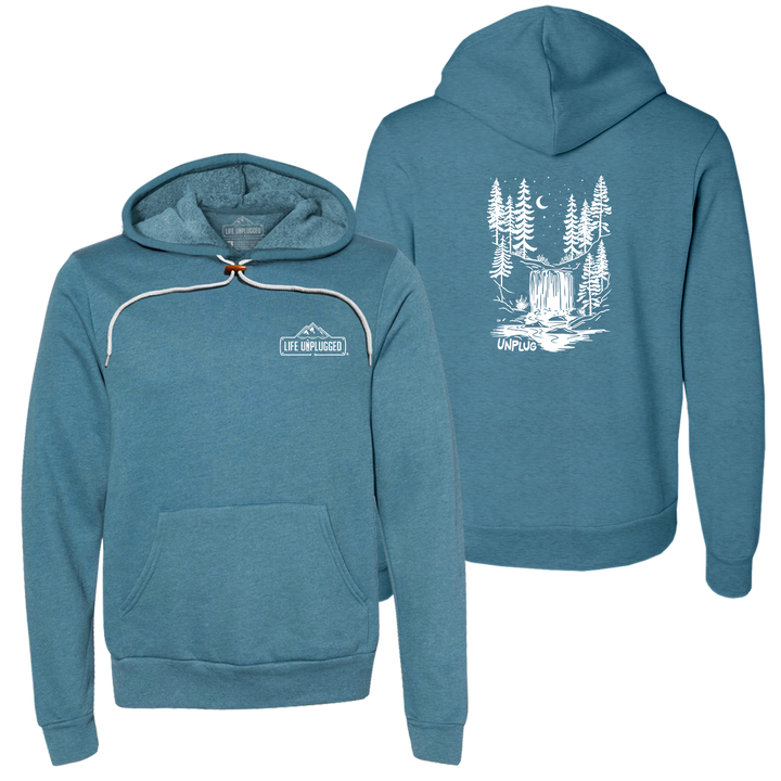 WATERFALL UNDER THE STARS Super Soft Hoodie
