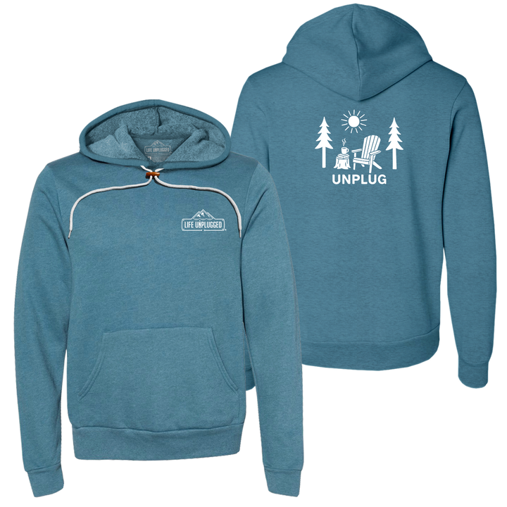 READING IN THE WOODS Super Soft Hoodie