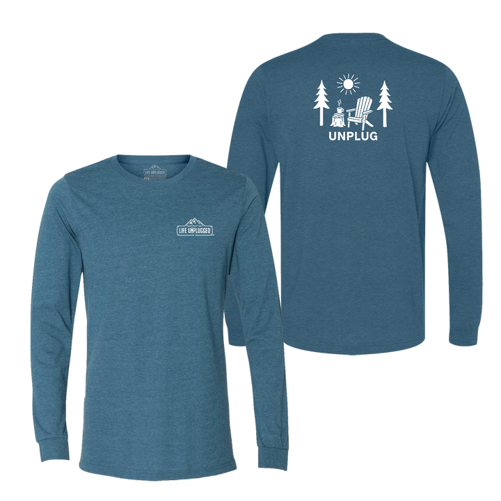 READING IN THE WOODS Long Sleeve T-Shirt