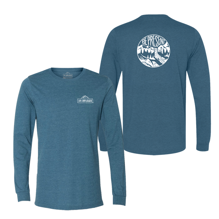 Be Present Waterfall Long Sleeve T-Shirt